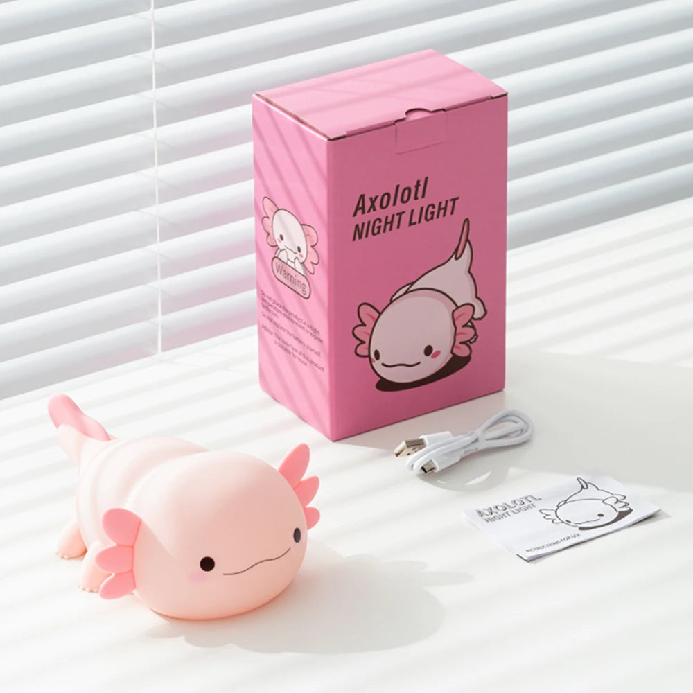 Squishees Cute Axolotl Lamp