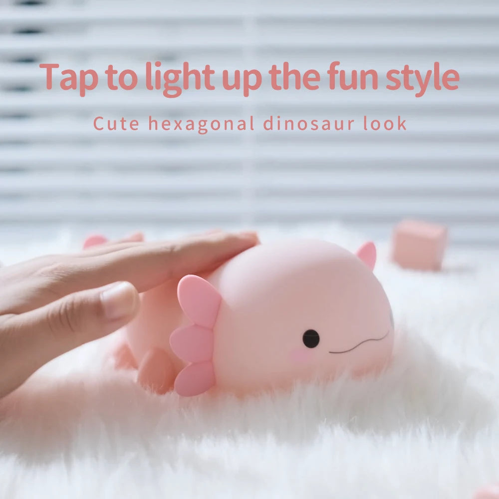 Squishees Cute Axolotl Lamp