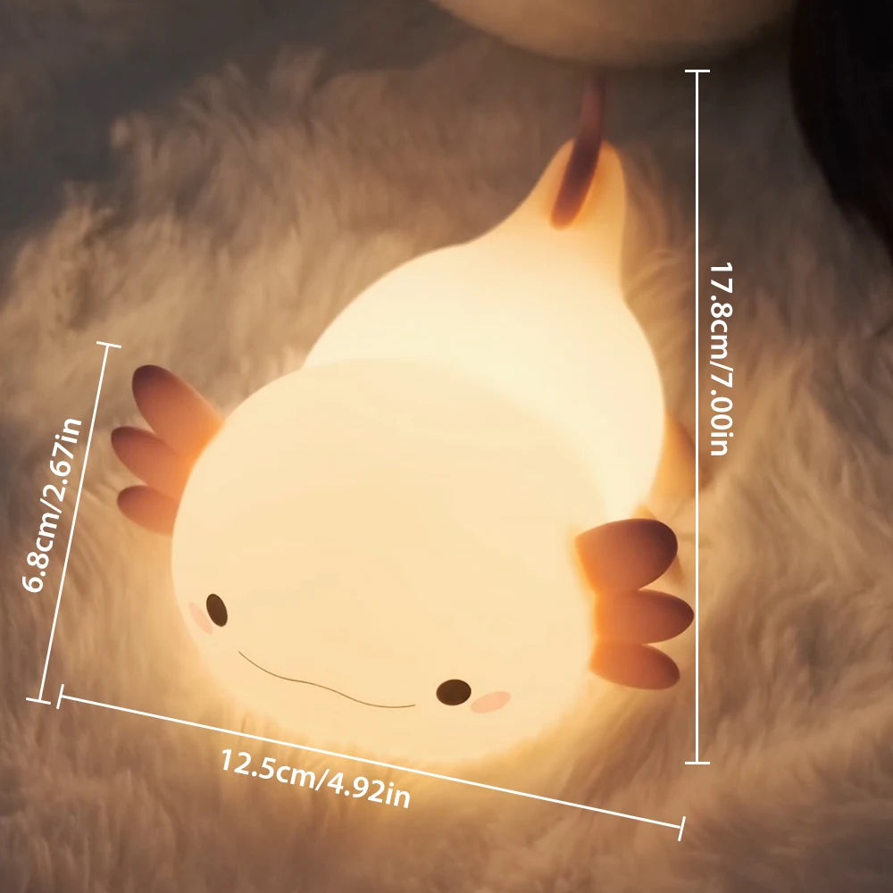 Squishees Cute Axolotl Lamp